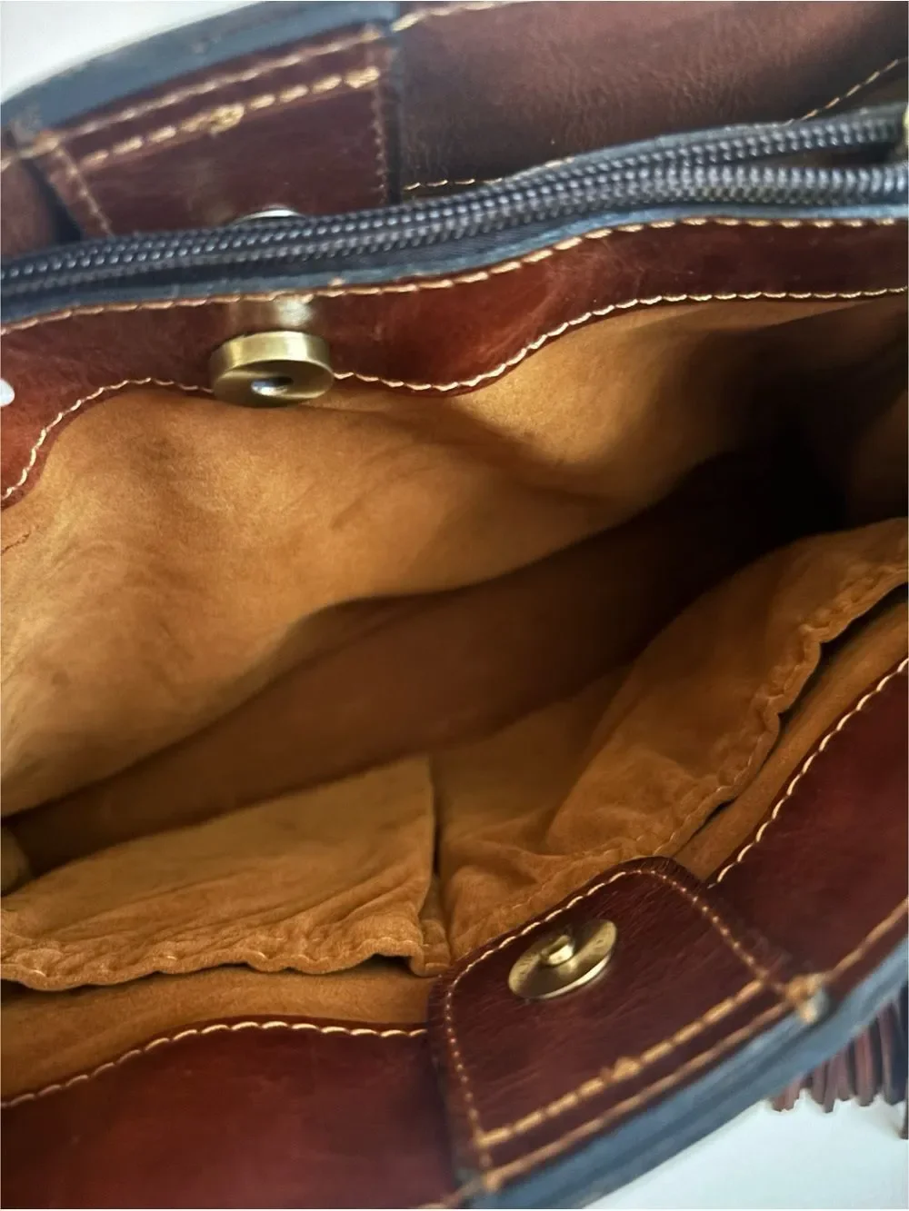 Patricia Nash Leather JOSSELIN Leather Crossbody Satchel Bag- European Map ~ New